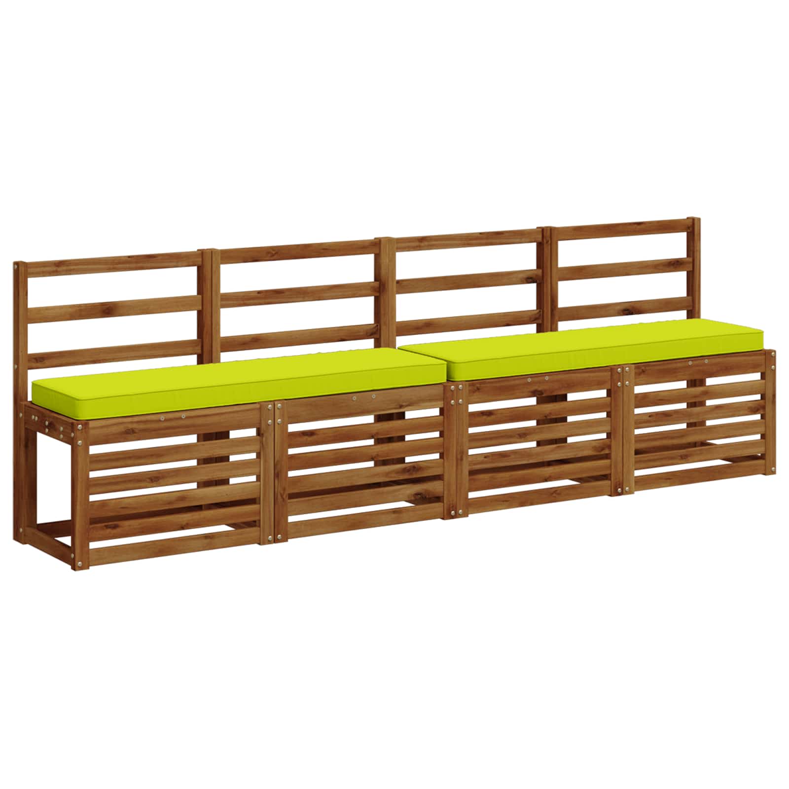1-Delig Bankkussen Vught 100% Polyester Helder Groen - Image 3