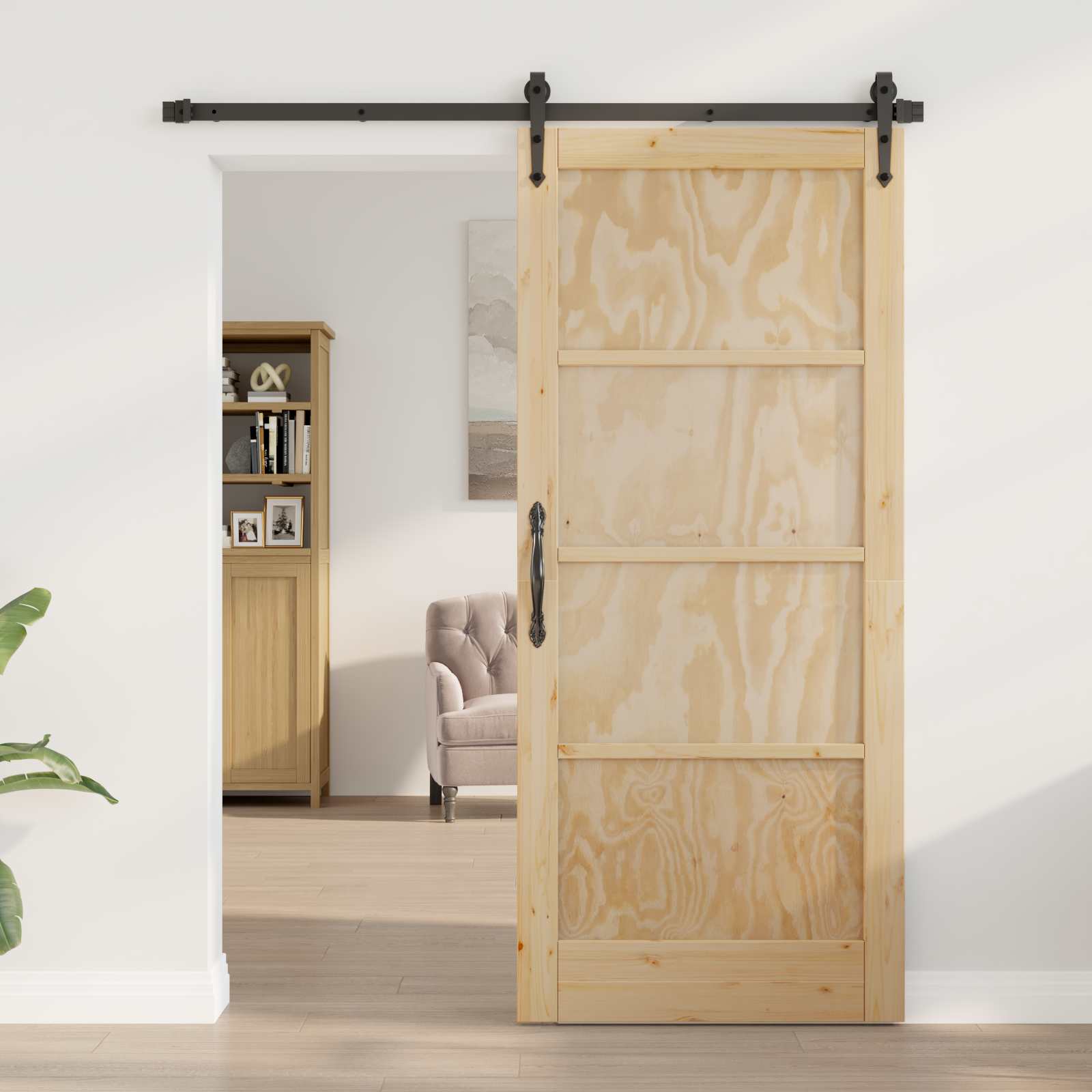 Binnendeur 86 X 198,5 Cm Multiplex Naturel