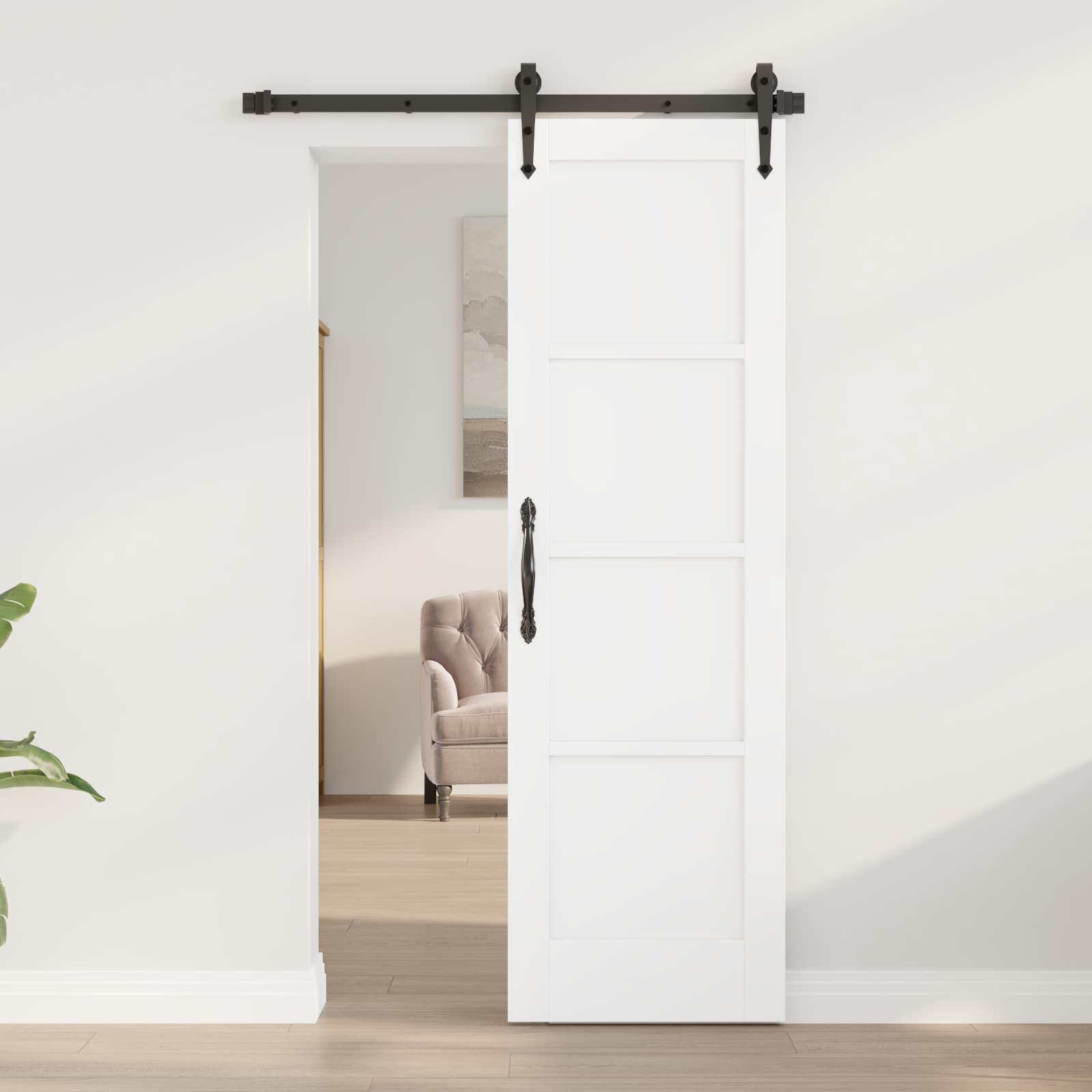 Binnendeur 61 X 198,5 Cm Multiplex Wit