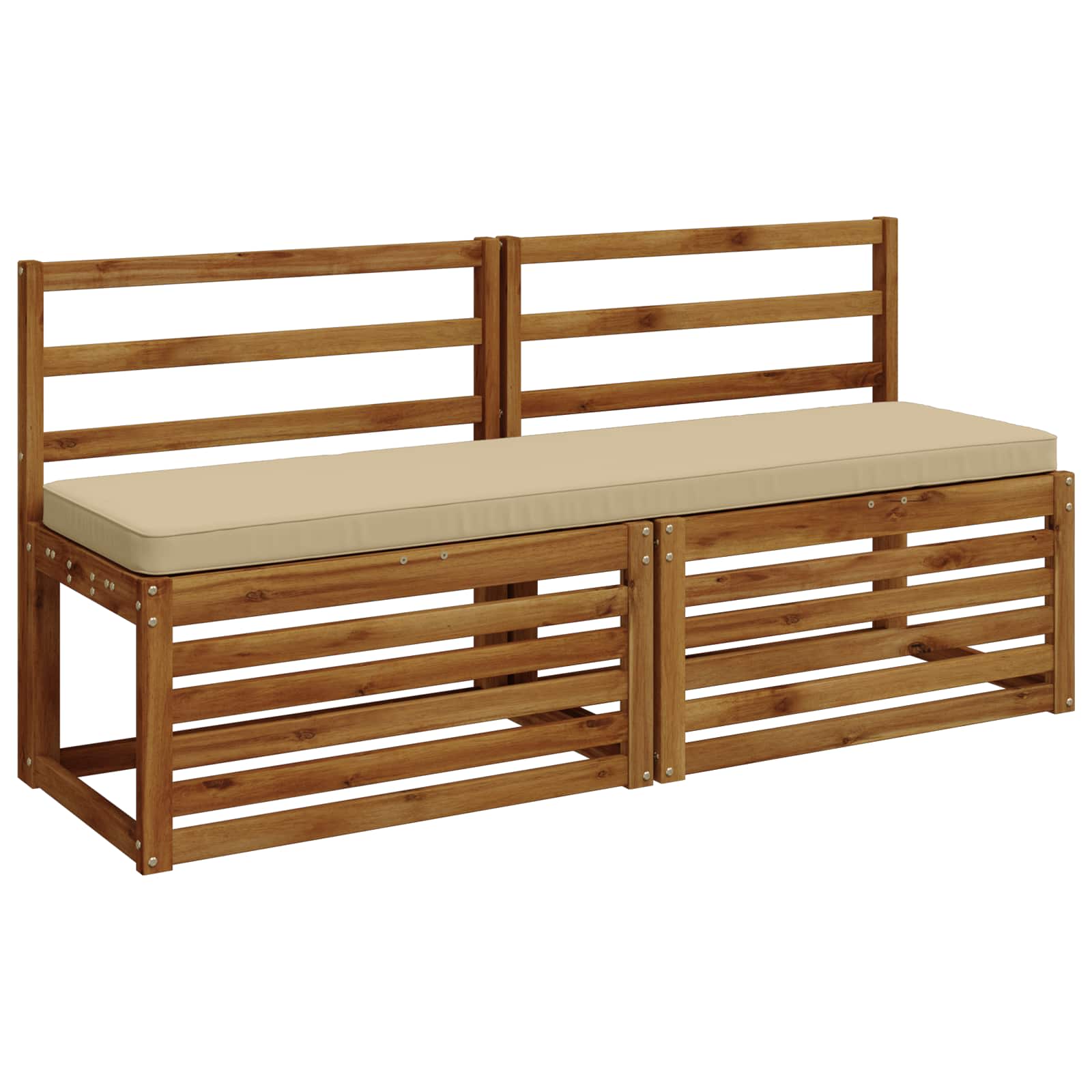1-Delig Bankkussen Vught 100% Polyester Beige 160 X 40 X 5 cm - Image 3