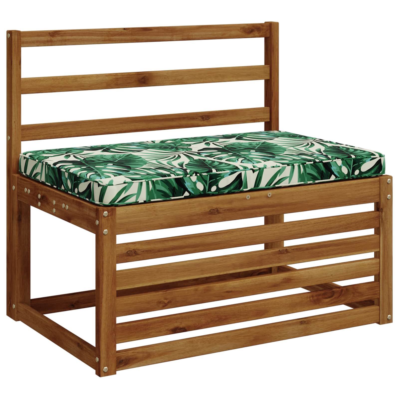 1-Delig Bankkussen Vught 100% Polyester Bladpatroon - Image 3
