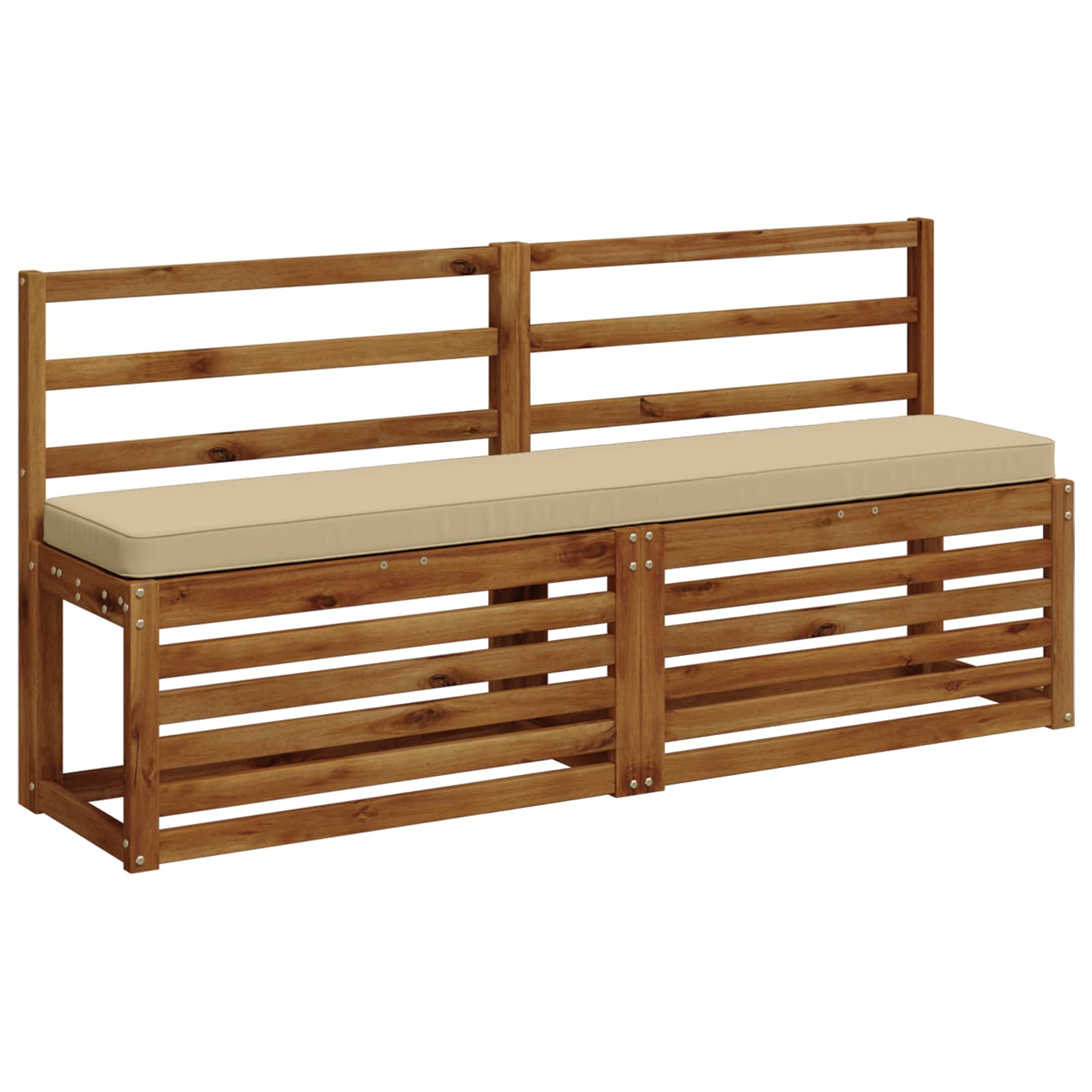 1-Delig Bankkussen Vught 100% Polyester Beige 140 X 30 X 5 cm - Image 3