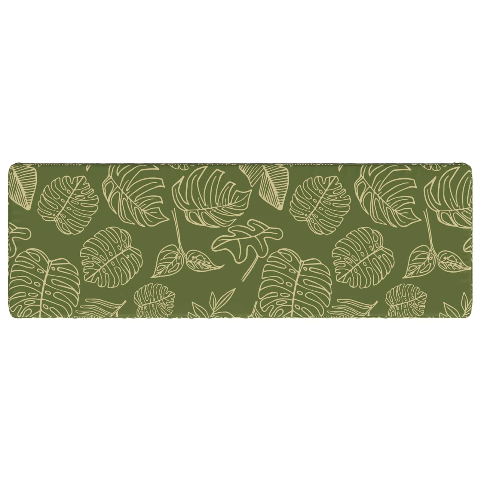 1-Delig Bankkussen Vught 100% Polyester Bladontwerp - Image 6
