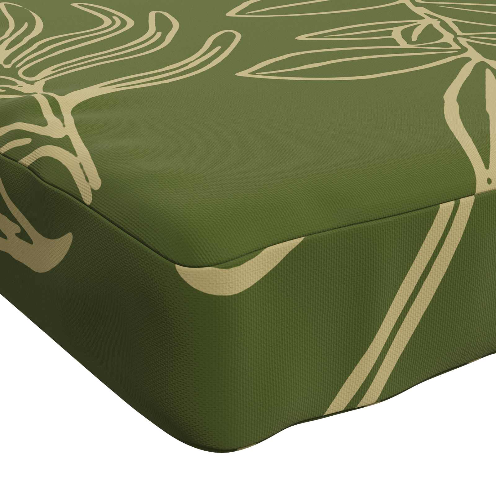 1-Delig Bankkussen Vught 100% Polyester Bladontwerp - Image 6