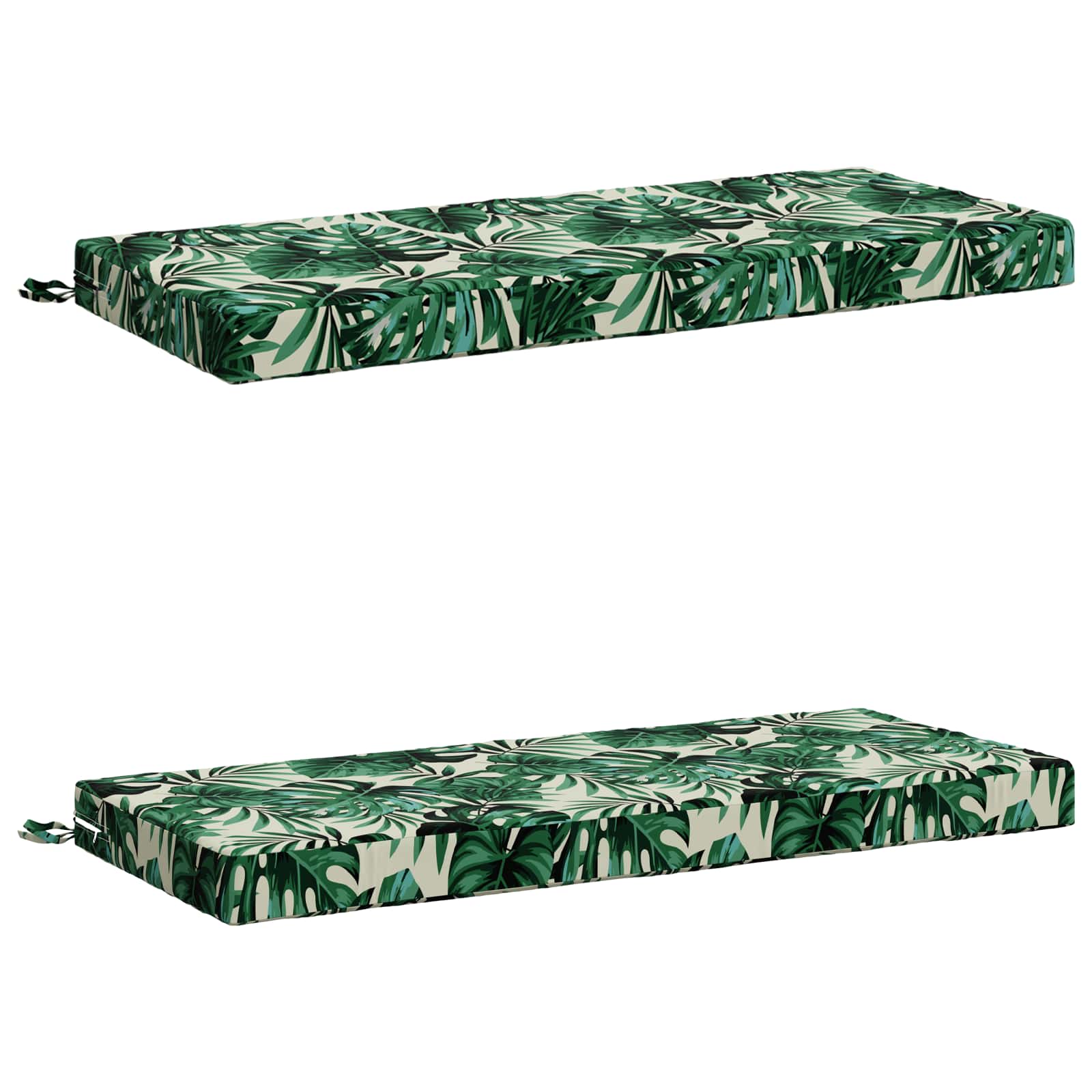 2-Delige Bankkussens Soest 2 St 100% Polyester Bladpatroon