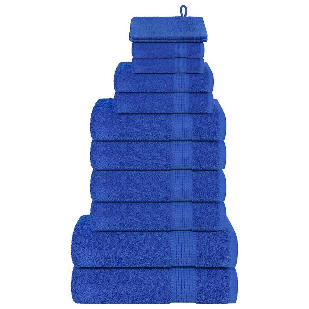 12-Delige Handdoekenset Frogn 360 G/m² Blauw