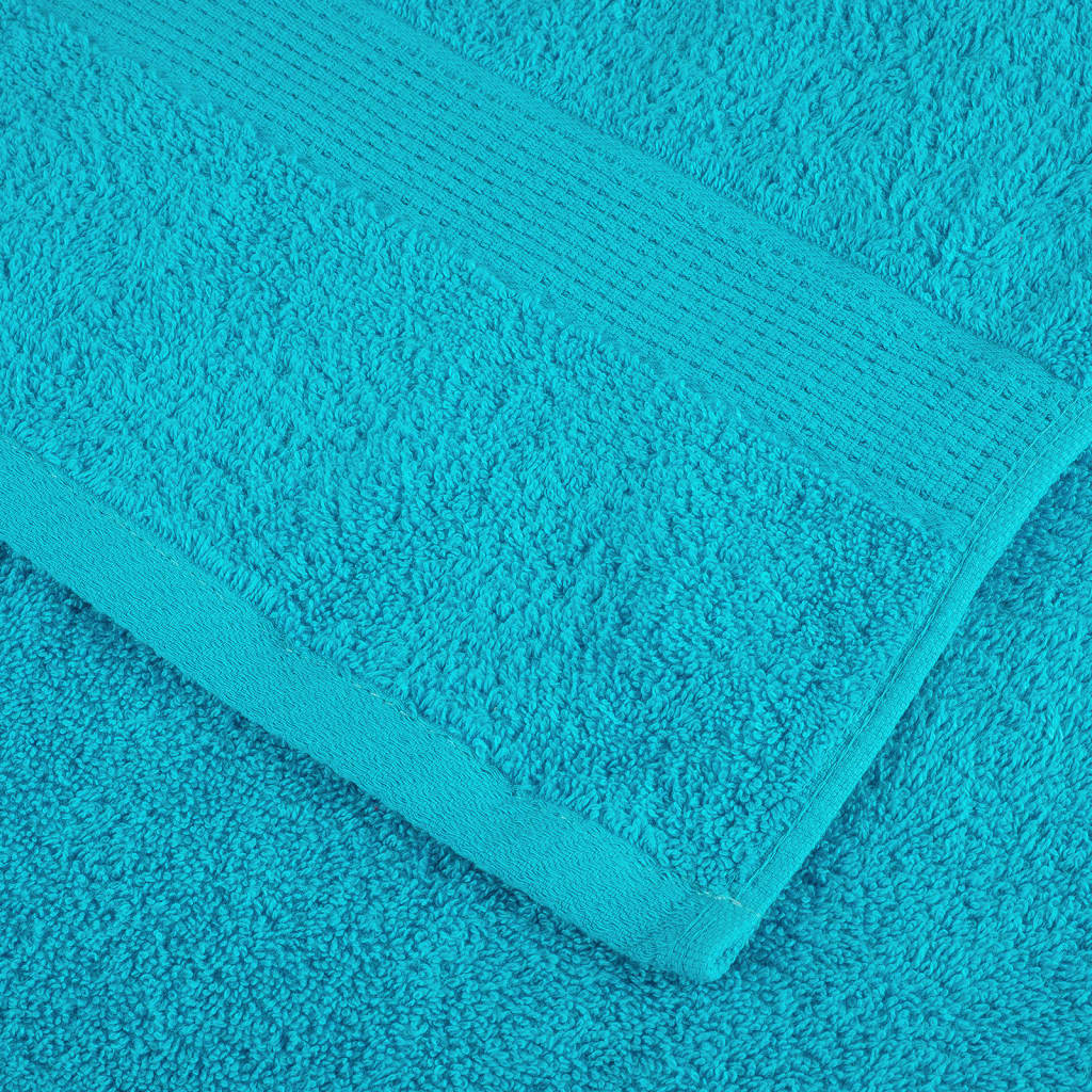 12-Delige Handdoekenset Solund 600 G/m² Turquoise - Image 5