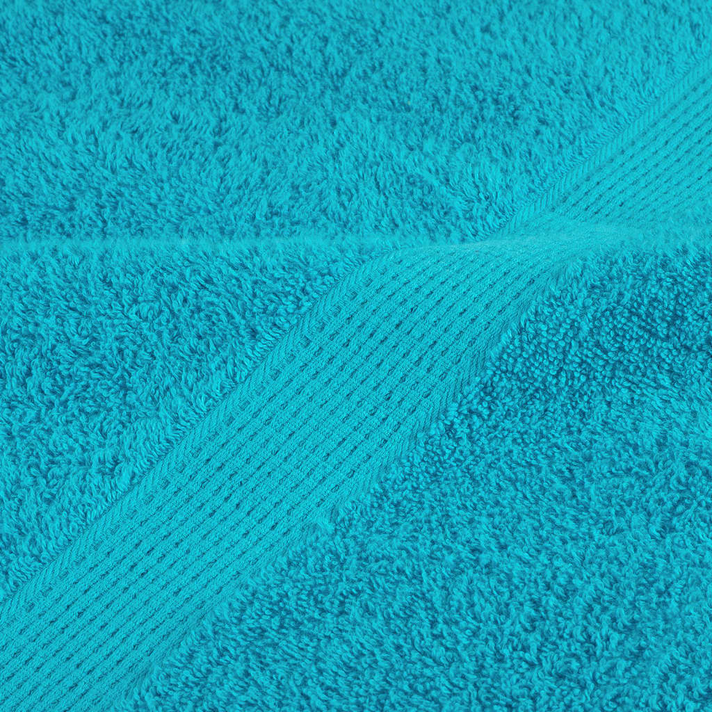 12-Delige Handdoekenset Solund 600 G/m² Turquoise - Image 6