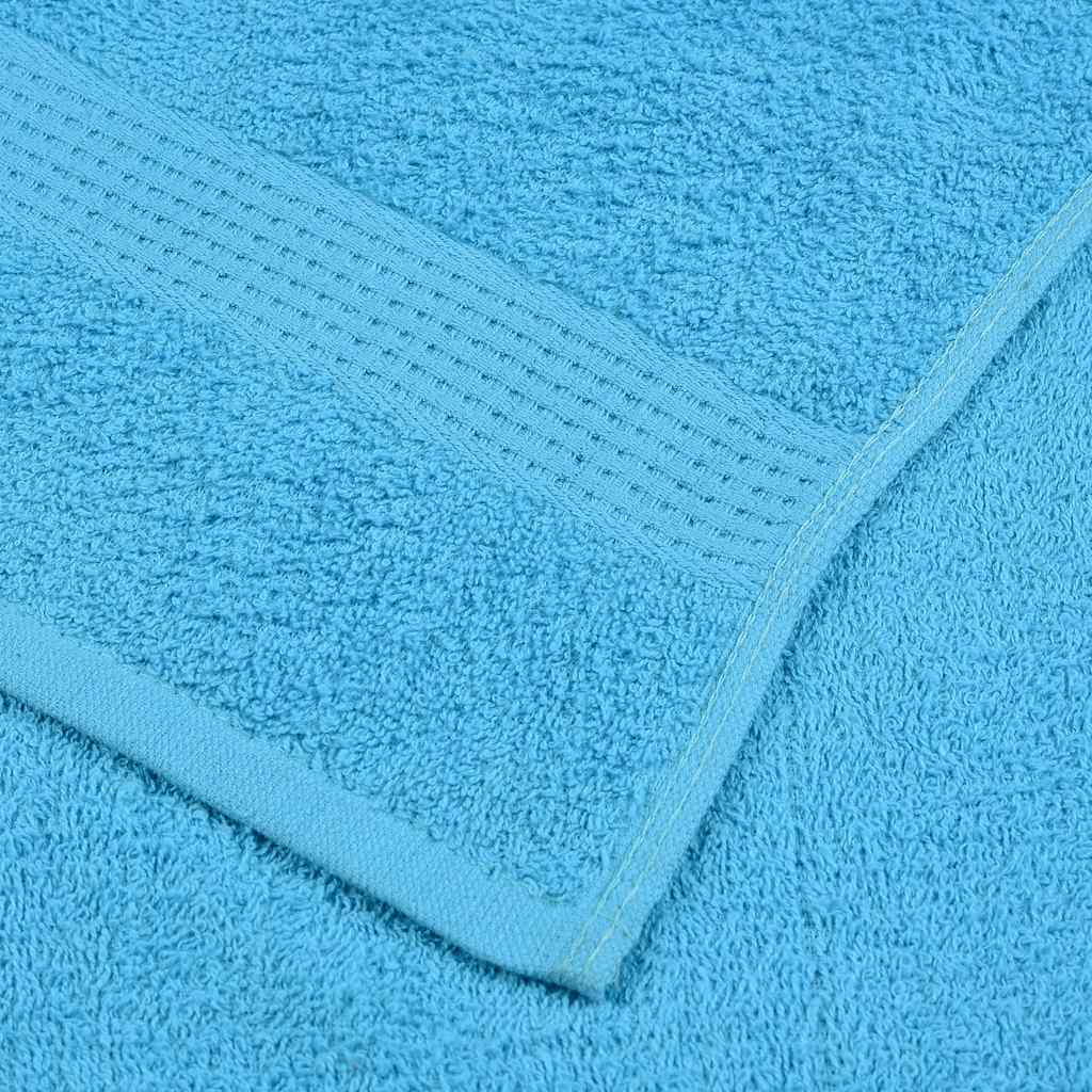 12-Delige Handdoekenset Frogn 360 G/m² Turquoise - Image 6
