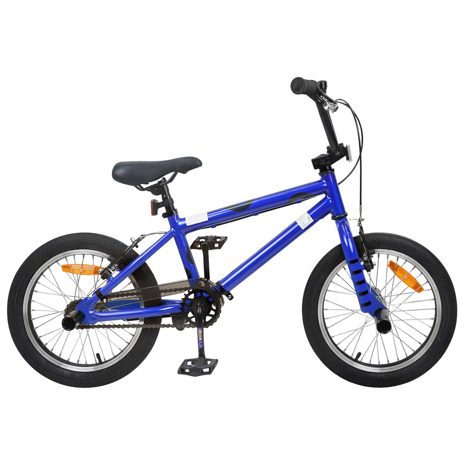 Bmx Fiets 16 Inch Voor 5-8 Jaar Oud Donkerblauw