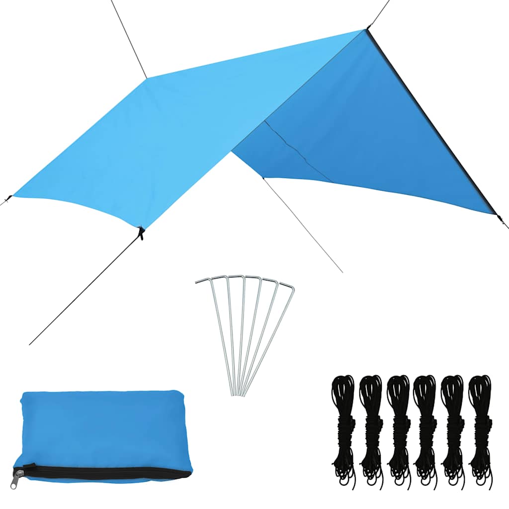 Afdekzeil 3x2,85 M Blauw